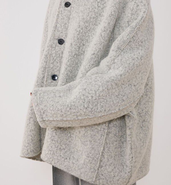 GALERIE VIE「シープジャージー ラグランスリーブブルゾン」|ブルゾン・スタジャン|