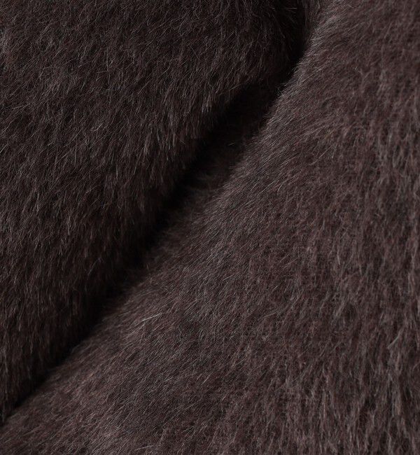 GALERIE VIE「スーリーアルパカシャギー ハイネックオーバルコート」|その他|