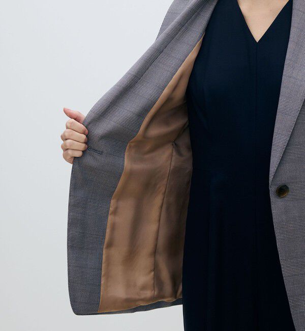 TOMORROWLAND collection「シャドウブルー 1Bテーラードジャケット」|テーラードジャケット|