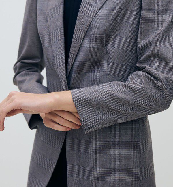 TOMORROWLAND collection「シャドウブルー 1Bテーラードジャケット」|テーラードジャケット|