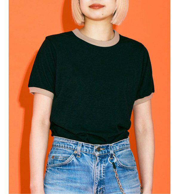  「[THE MOOD]リンガーTEE」|Tシャツ・カットソー|ブラック