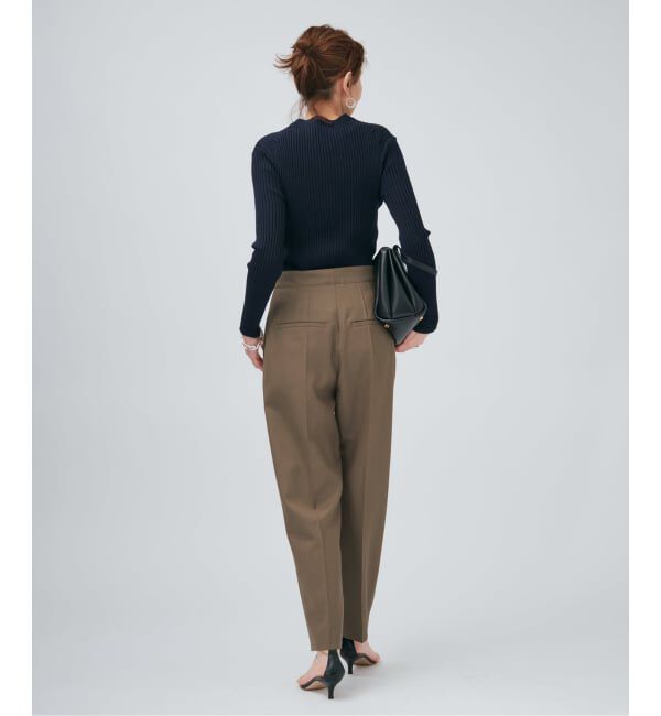 VERMEIL par iena「1タックテーパードパンツ」|スラックス|