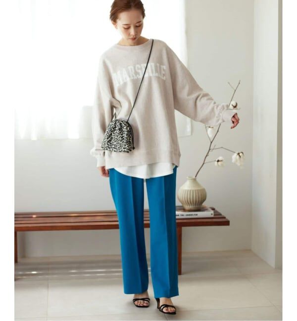 SLOBE IENA「《WEB限定/追加3》MARSEILLE ロゴスウェット」|スウェット・ジャージ|