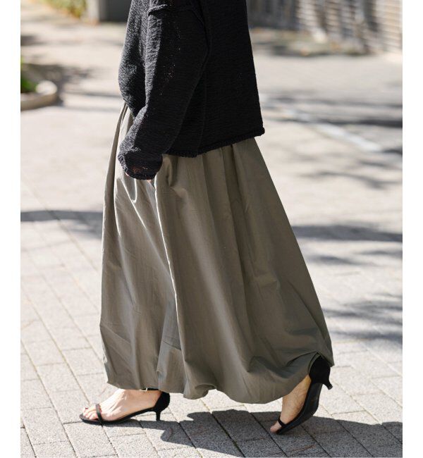 JOURNAL STANDARD relume「《追加2》ウォッシャブルバルーンイージースカート」|スカート|グレー