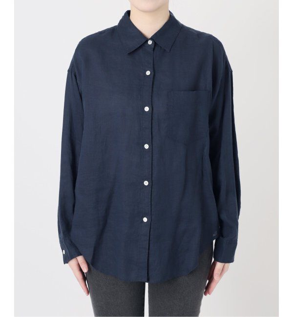 JOURNAL STANDARD relume「《追加2》手洗い可 / カラーリネンオーバーサイズシャツ」|シャツ・ブラウス|