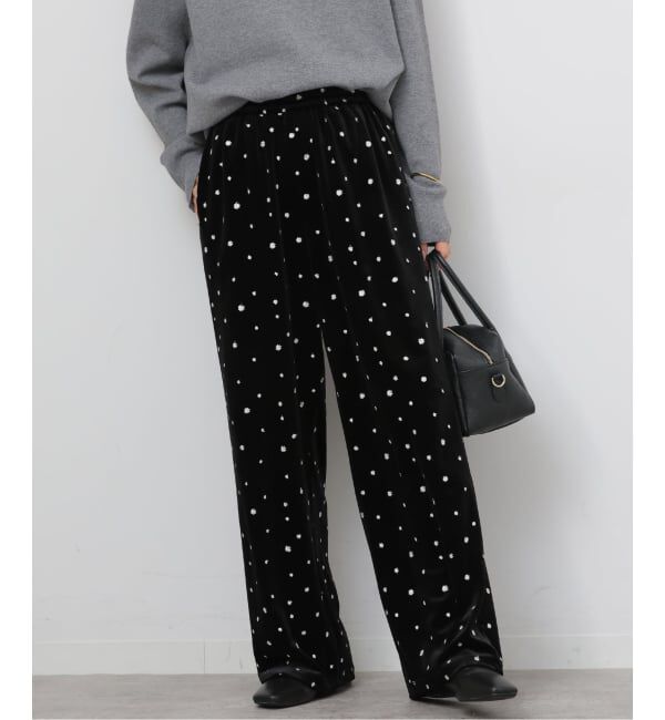 JOURNAL STANDARD relume「《WEB限定》小花刺繍ベロアパンツ」|その他|