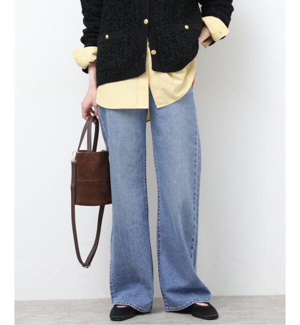 JOURNAL STANDARD relume「［26SS新作］別注【LEVI&rsquo;S】RIBCAGE WIDE LEG：デニム」|デニム|