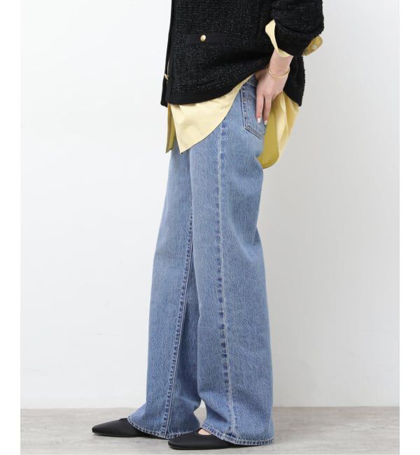 JOURNAL STANDARD relume「［26SS新作］別注【LEVI&rsquo;S】RIBCAGE WIDE LEG：デニム」|デニム|