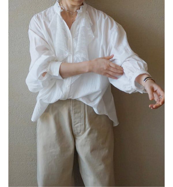 journal standard luxe「ラッフルフリルレースブラウス」|シャツ・ブラウス|