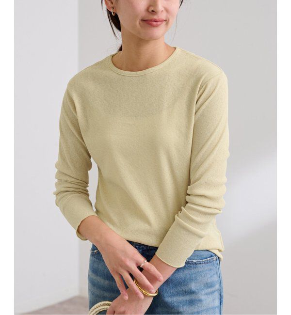 FRAMeWORK「≪追加≫スパンライクドライテレコロンT」|Tシャツ・カットソー|イエロー