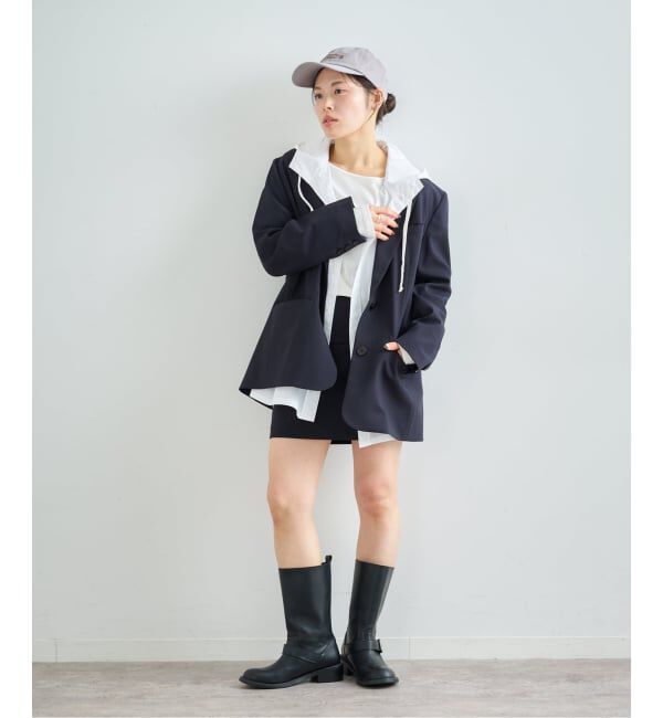 U by SPICK&SPAN「サイドスリットミニスカート」|スカート|