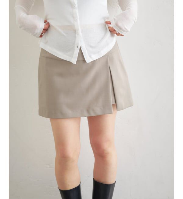 U by SPICK&SPAN「サイドスリットミニスカート」|スカート|