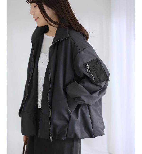  「【洗える】中綿バルーンブルゾン」|その他|