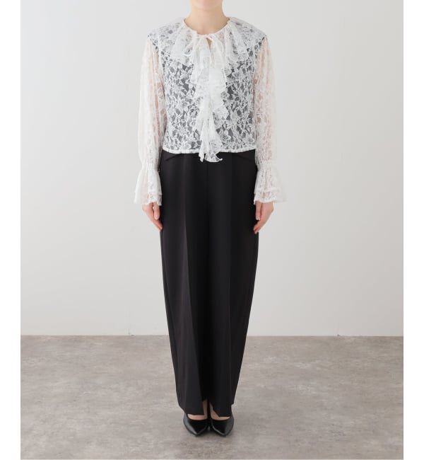  「フリルシャツセットオールインワン」|オールインワン|