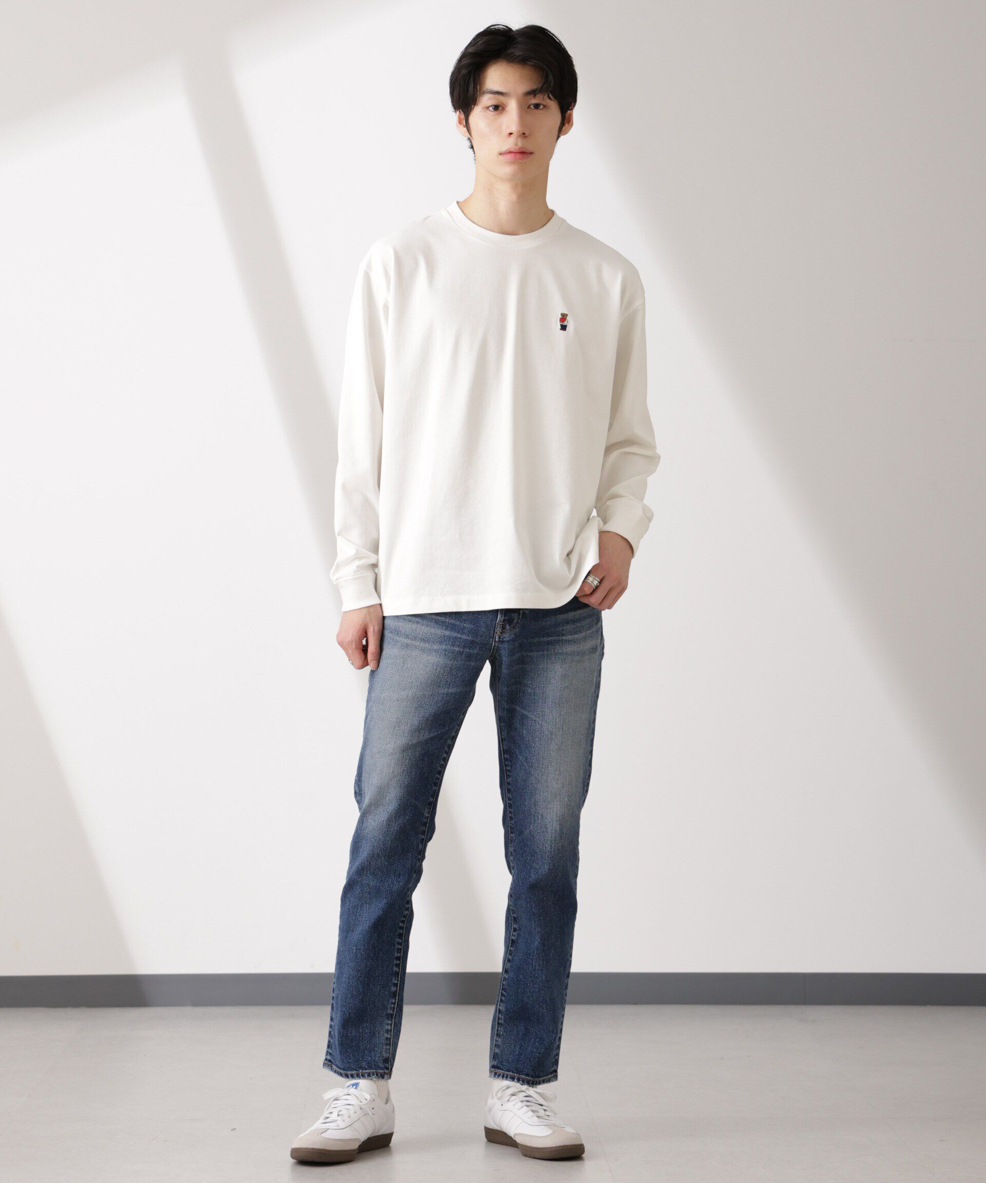 nano･universe「ナノベアTシャツ 長袖」|Tシャツ・カットソー|