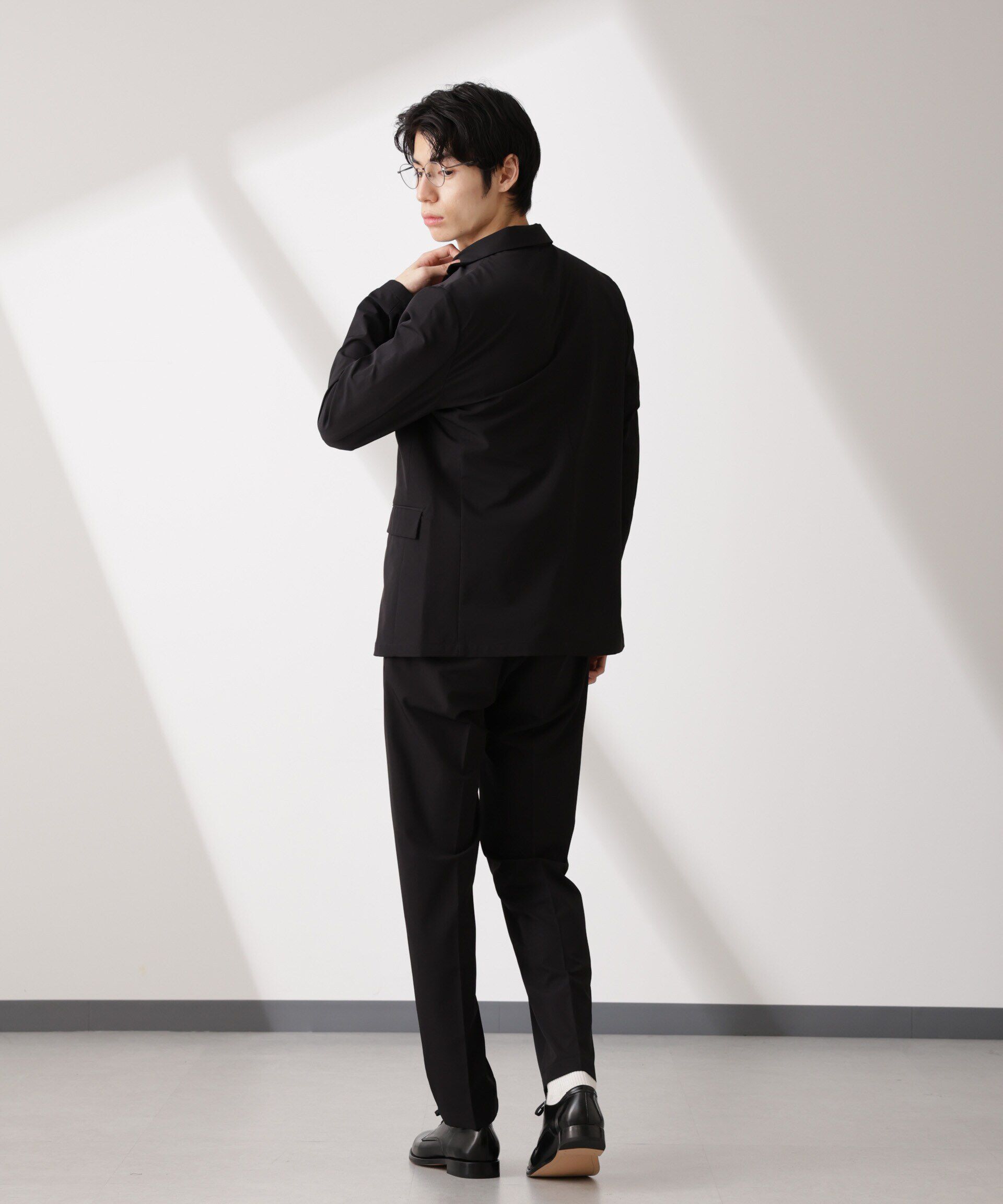 nano･universe「ライトウェイトストレッチ ジャケット(セットアップ可)」|テーラードジャケット|