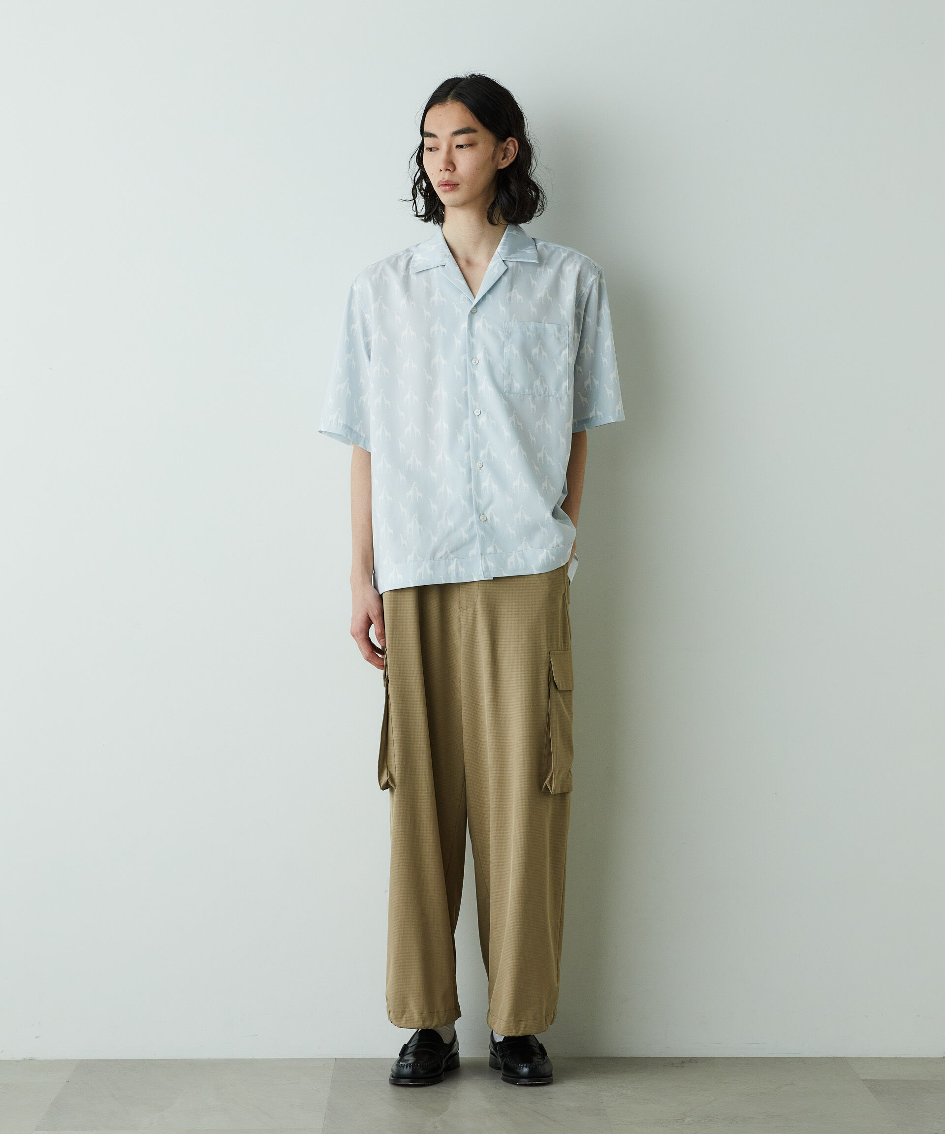 nano･universe「「HOTEL PALACE」オテルパラス アニマルグラフィックプリントシャツ」|シャツ・ブラウス|