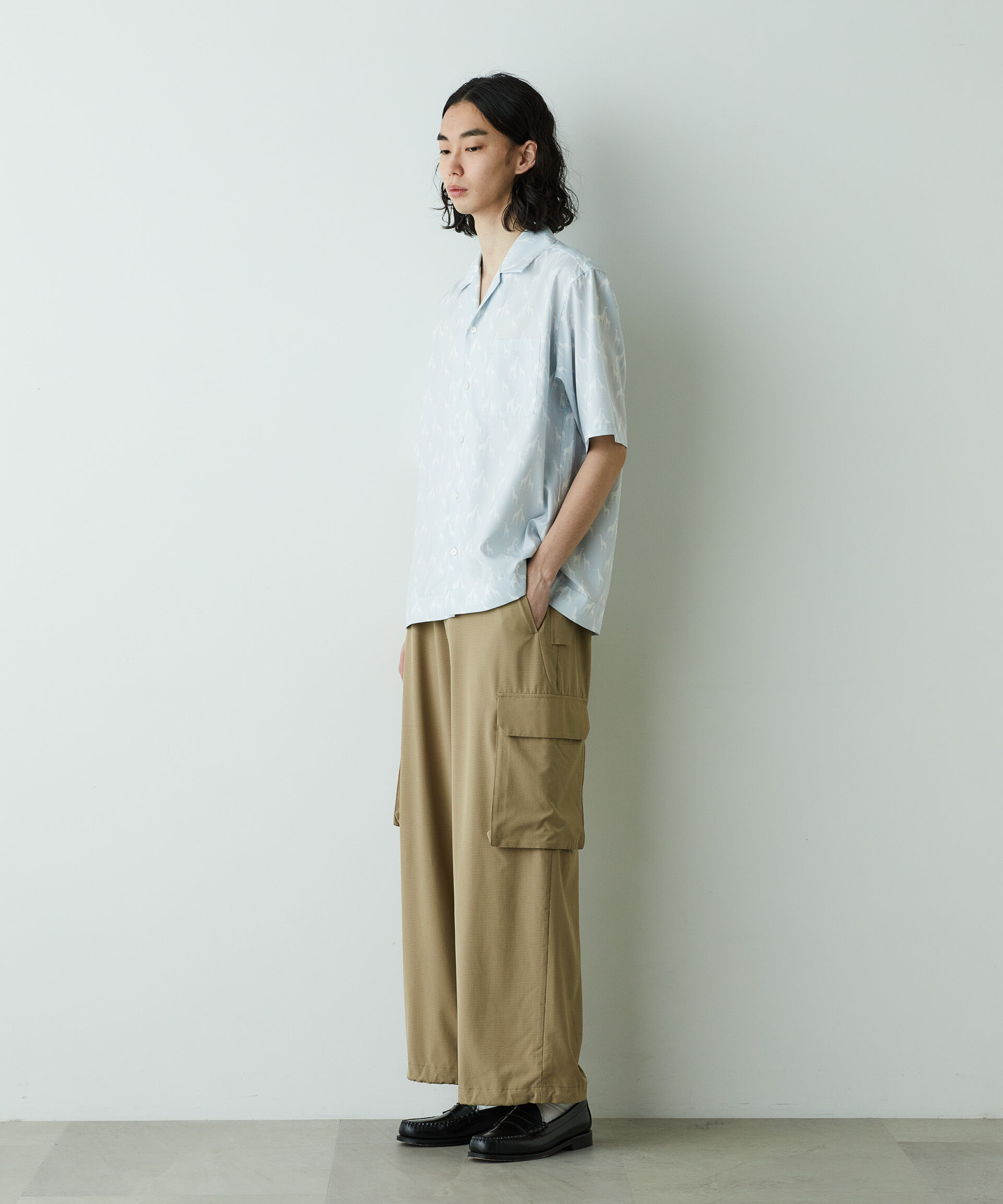 nano･universe「「HOTEL PALACE」オテルパラス アニマルグラフィックプリントシャツ」|シャツ・ブラウス|