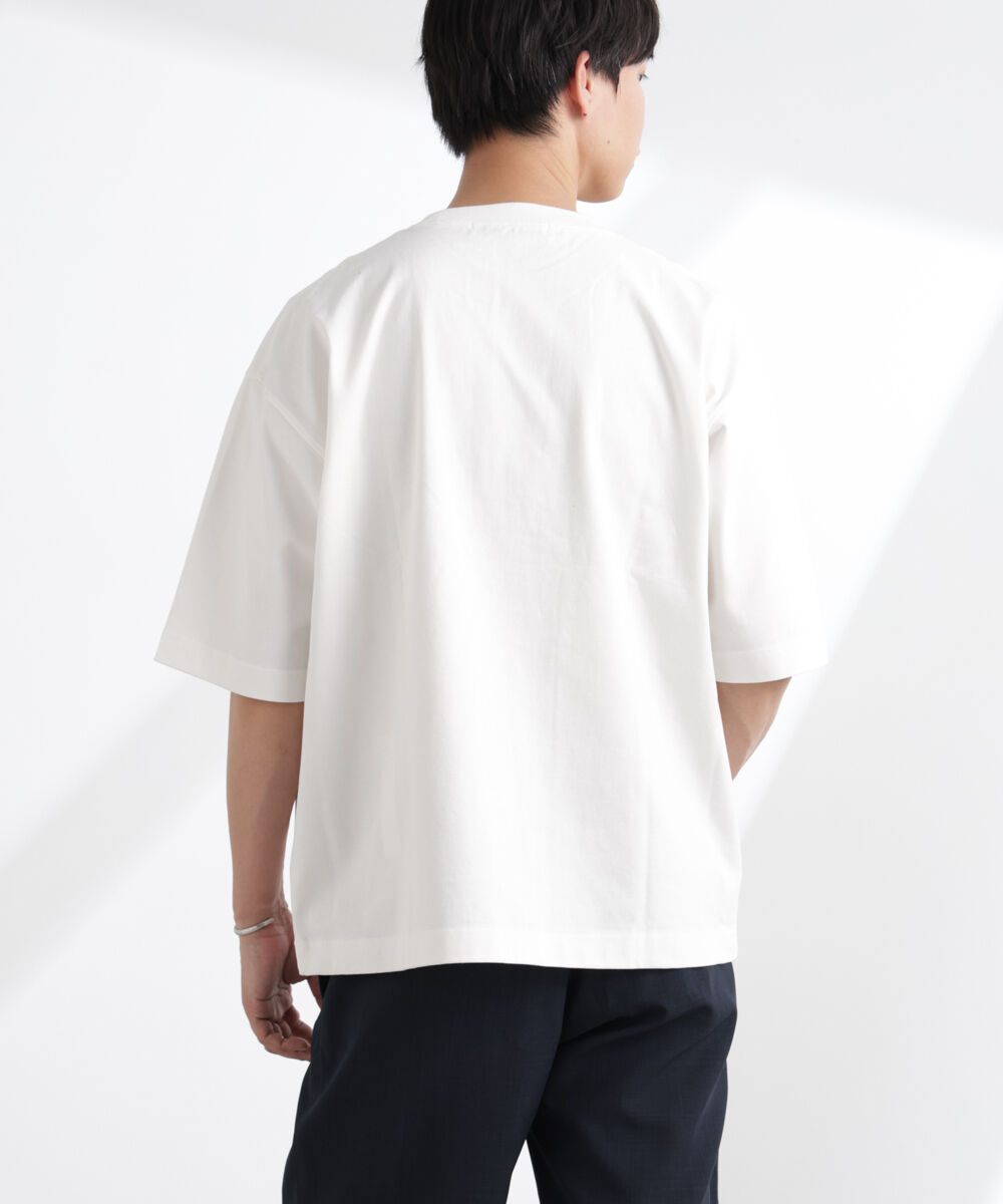 nano･universe「ヘビーウェイトワイドTシャツ 半袖」|Tシャツ・カットソー|
