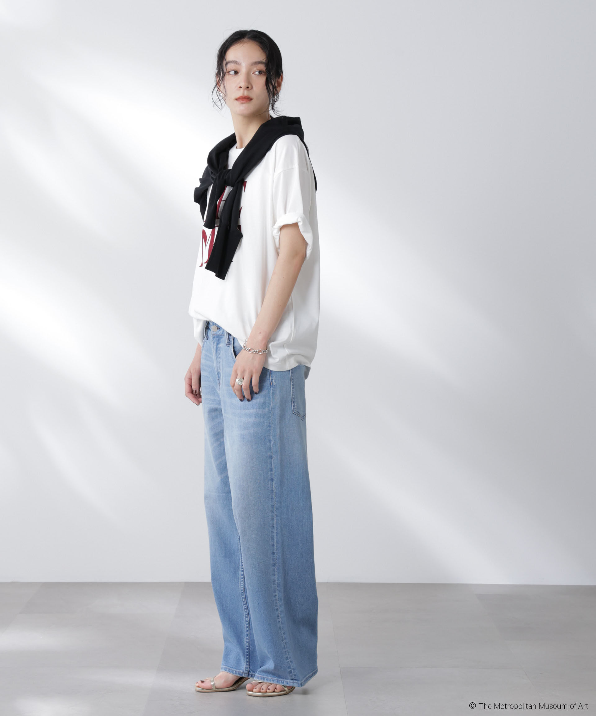 nano･universe「The Met 別注ロゴプリントTシャツ」|Tシャツ・カットソー|