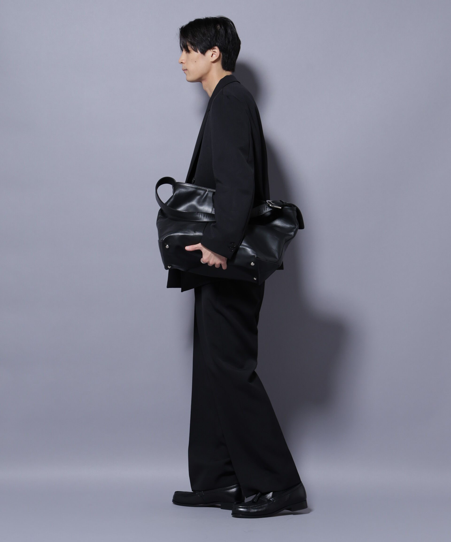 nano･universe「Reflax(R) ダブルクロスウェザーストレートパンツ(セットアップ可)」|チノ|