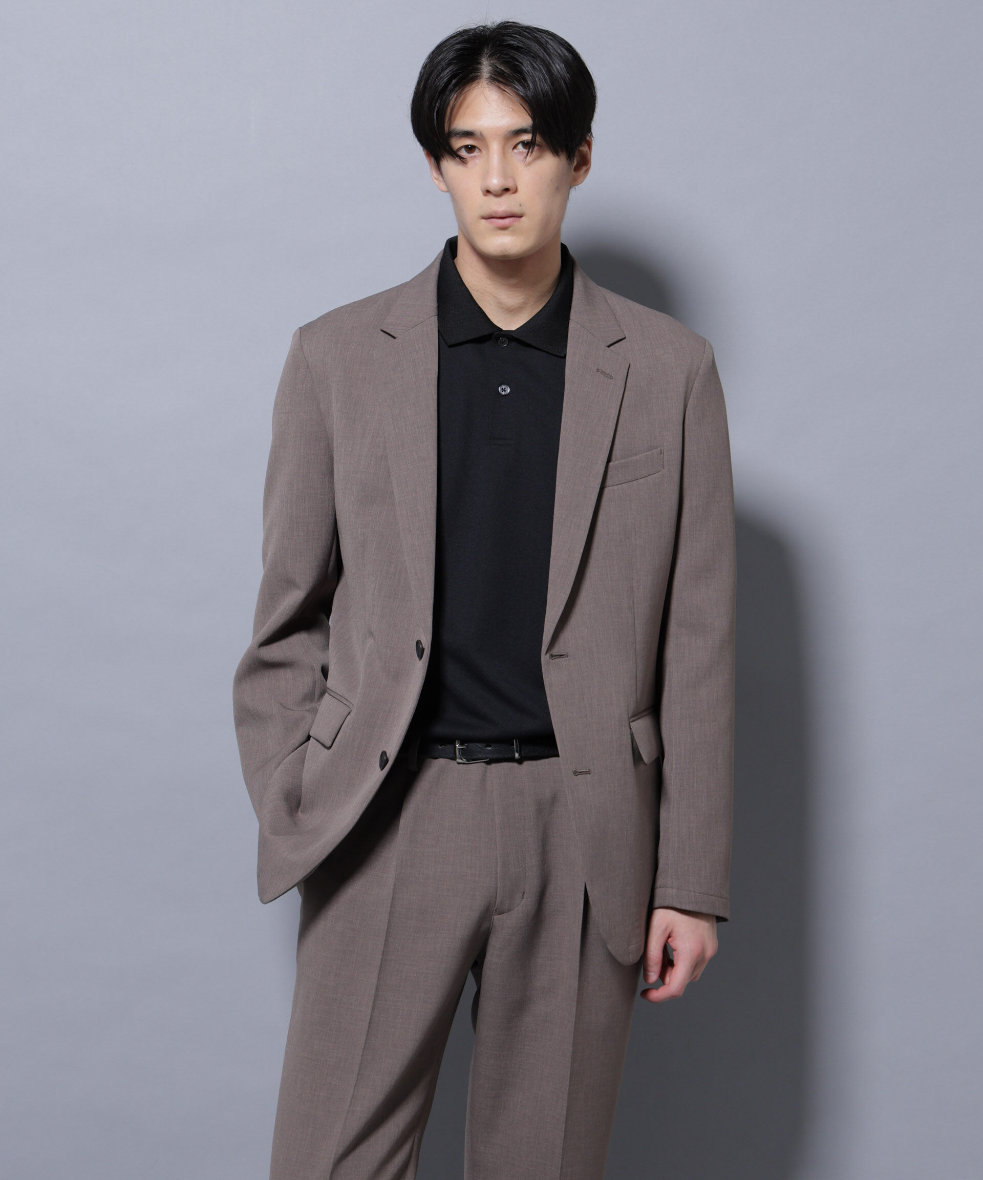 nano･universe「｢Damerino｣ReflaxR ダブルクロスウェザーセットアップ」|スーツ|