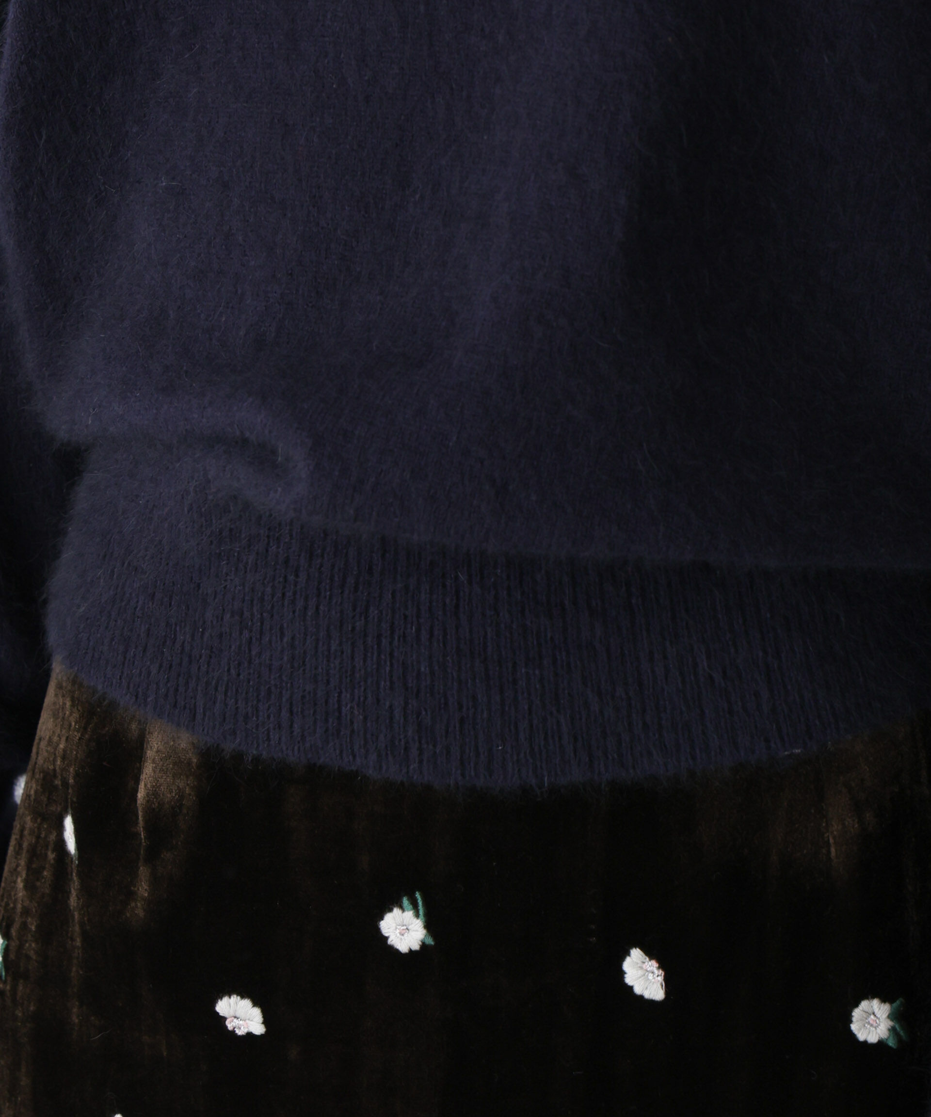  「「STEVELOUR」スキッパーポロ衿ソフトタッチニット」|ニット・セーター|