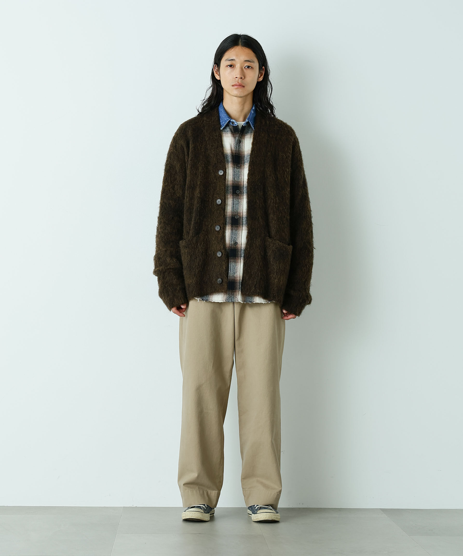 nano･universe「｢HOTEL PALACE｣ ヴィンテージライクオンブレチェックネルシャツ」|シャツ・ブラウス|