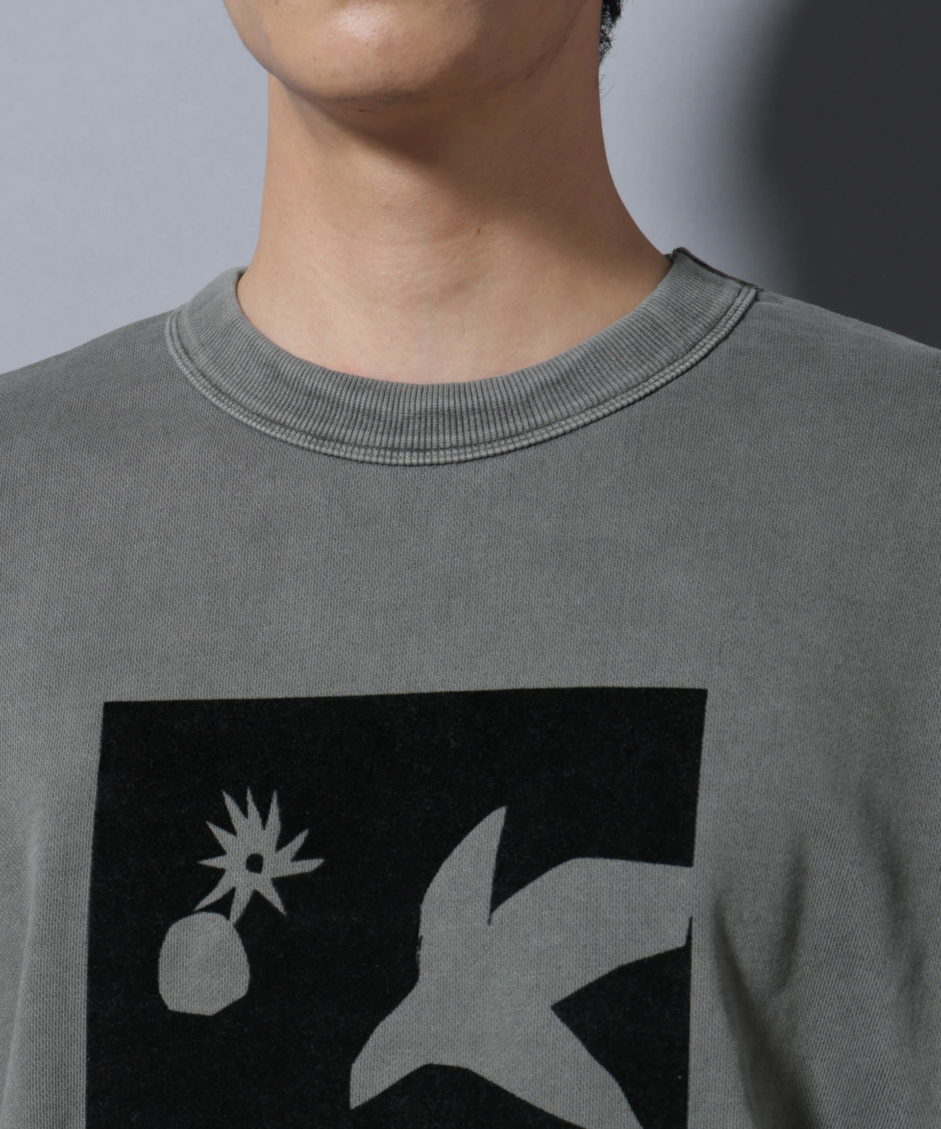 nano･universe「ヴィンテージライク エディトリアル デザインスウェット」|Tシャツ・カットソー|