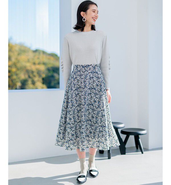 組曲「プランタンプリント フレアスカート」|スカート|