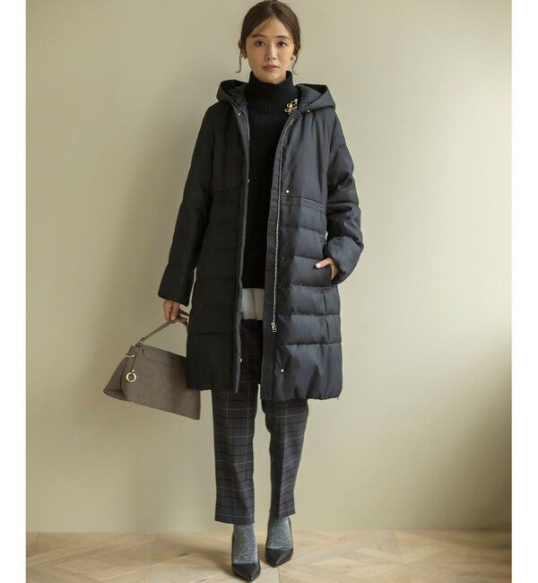 組曲「ライトタフタロングダウンコート」|ダウン|