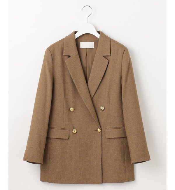 自由区「【SHIHOさん着用】シルクネップツイード ジャケット」|テーラードジャケット|