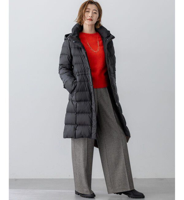 23区「【VERY掲載/新色追加】シレータフタ ロング ダウンコート」|ダウン|