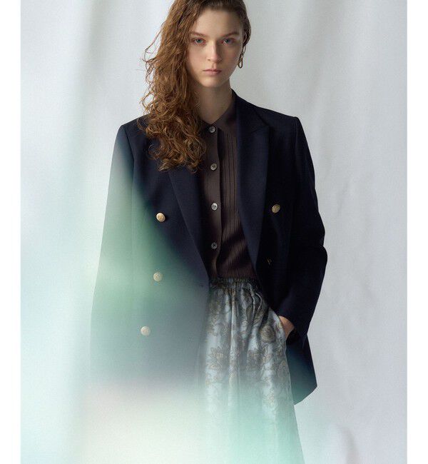 23区「【Oggi掲載】TWギャバジン テーラード ジャケット」|テーラードジャケット|