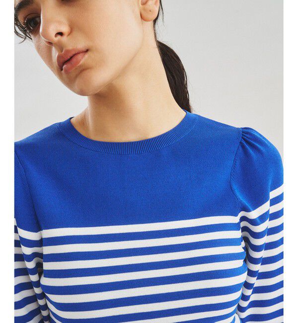 Diagram「ボーダーパフニットトップ」|ニット・セーター|