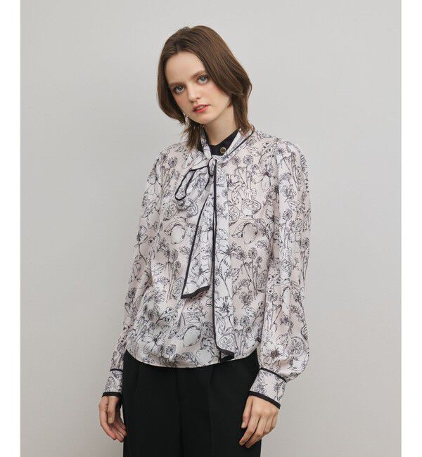 GRACE CONTINENTAL「フルーツフラワープリントトップ」|シャツ・ブラウス|キナリ