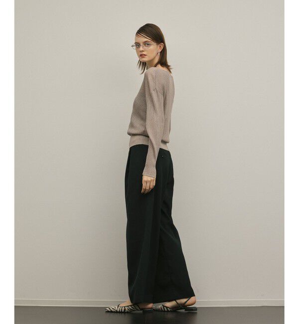 Diagram「ラメリブクルーニットトップ」|ニット・セーター|