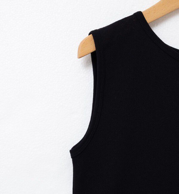 NOLLEY'S「《アンサンブル対応》シアーワッフルヘンリーノースリーブ2WAYプルオーバーカットソー」|Tシャツ・カットソー|