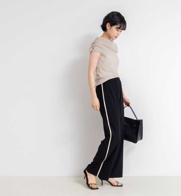 NOLLEY'S sophi「ウォッシャブルサイドライントリコットパンツ」|その他|