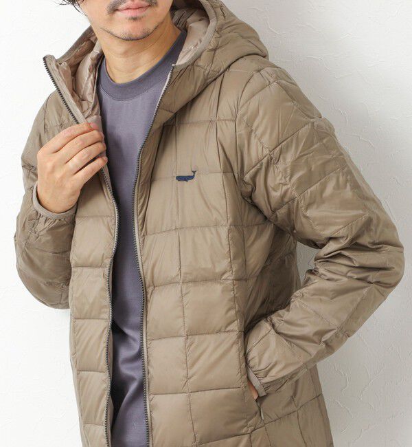 NOLLEY'S goodman「【TAION/タイオン】別注 クジラ刺繍HOOD W-ZIP DOWN JKT 25AW」|ダウン|カーキ