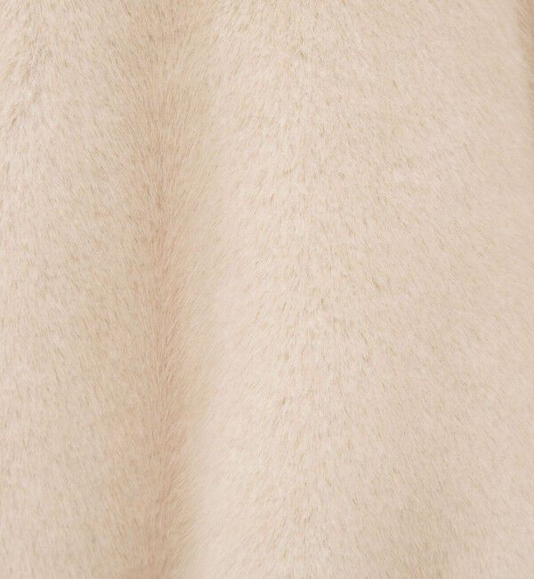 Rie Miller「エコファー衿付ベスト」|ブルゾン・スタジャン|