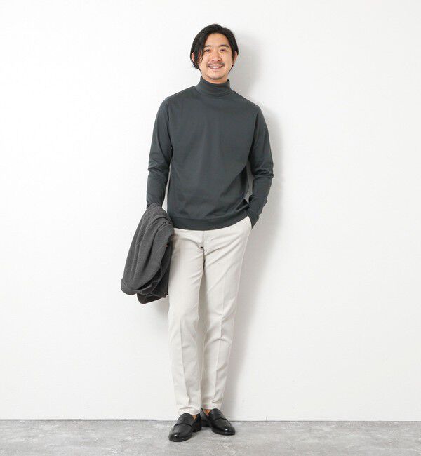 NOLLEY'S goodman「《ビジカジ対応》シルケットスムースドレスL/S TN Tシャツ 25AW」|Tシャツ・カットソー|