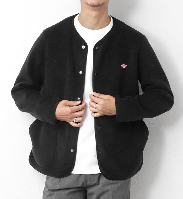 NOLLEY'S goodman「【DANTON/ダントン】JD-8939 FLEECE COLLARLESS JACKET 25AW」|ブルゾン・スタジャン|