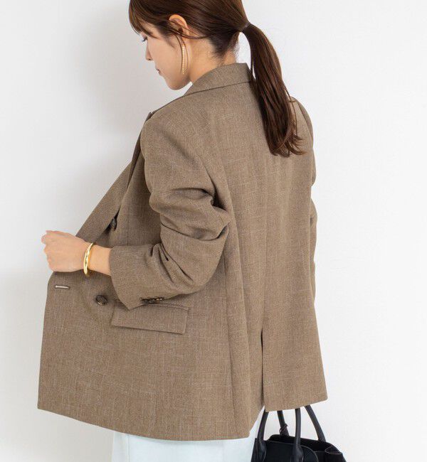 NOLLEY'S sophi「ウォッシャブルシャークダブルジャケット」|テーラードジャケット|