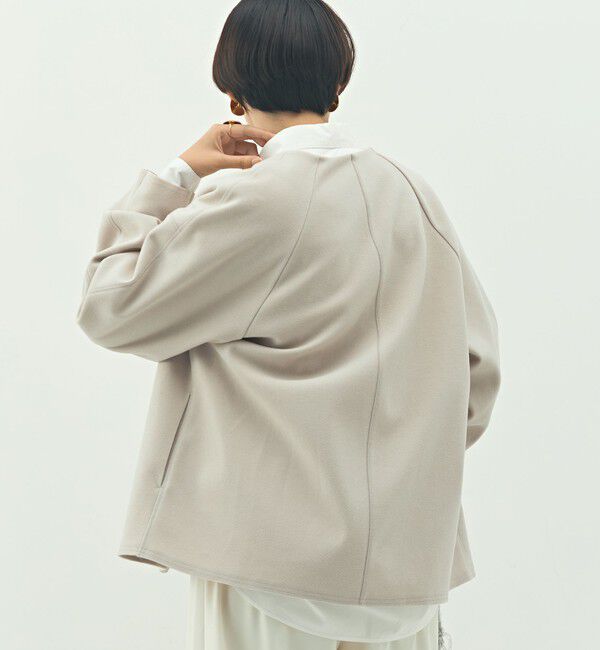 NOLLEY'S「ウォッシャブルストレッチジャージハオリ」|ブルゾン・スタジャン|