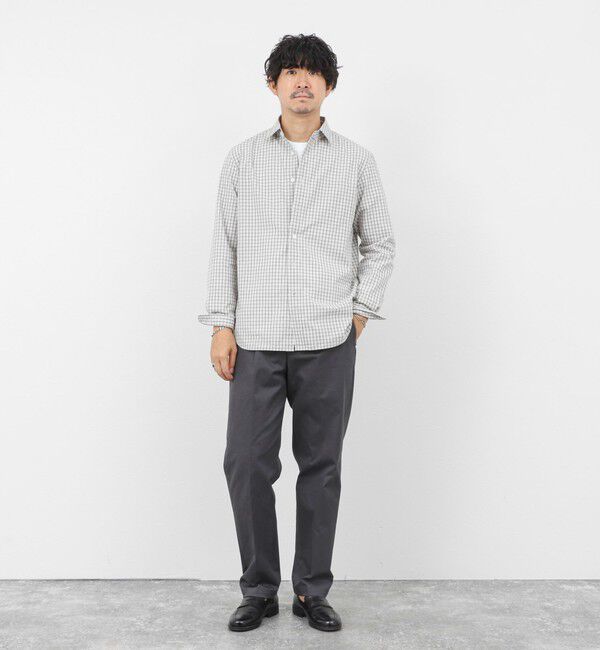 NOLLEY'S goodman「ダブルワッシャー タイプライター レギュラーカラーシャツ 25AW」|シャツ・ブラウス|