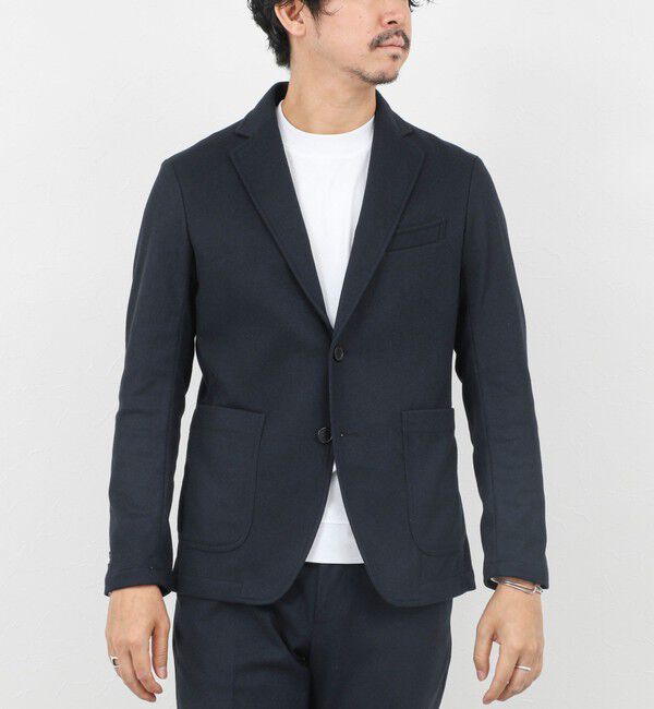 NOLLEY'S goodman「《セットアップ対応》【Active Jersey】ホームスパン ストレッチイージーJK」|テーラードジャケット|