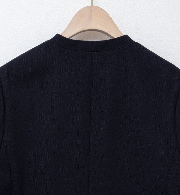NOLLEY'S sophi「《セットアップ対応》ウォッシャブルウール調ノーカラージャケット」|ノーカラージャケット|