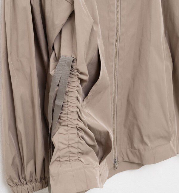 NOLLEY'S「【MARILYN MOON/マリリーンムーン】volume sleeve taffeta mid blouson」|ブルゾン・スタジャン|