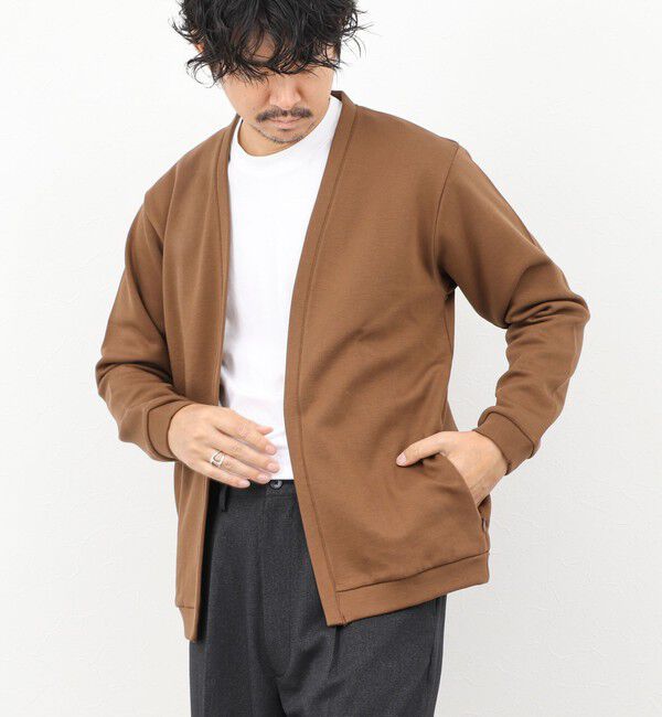 NOLLEY'S goodman「【ACTIVE SECT】《限定展開》接結ボタンレスカーディガン 25AW」|カーディガン|